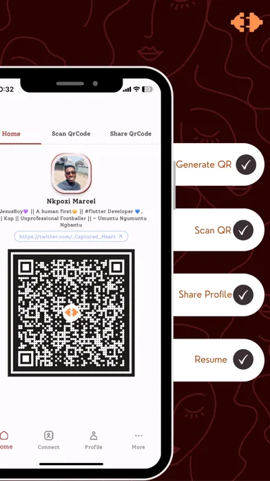 Tangkapan layar Connect me: Digital identity